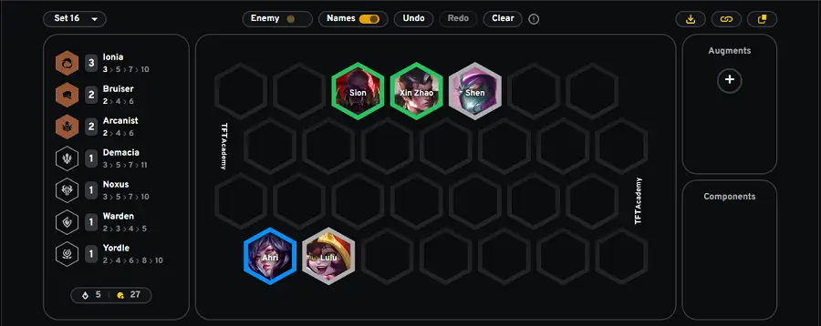 Form giữ máu đầu game TFT